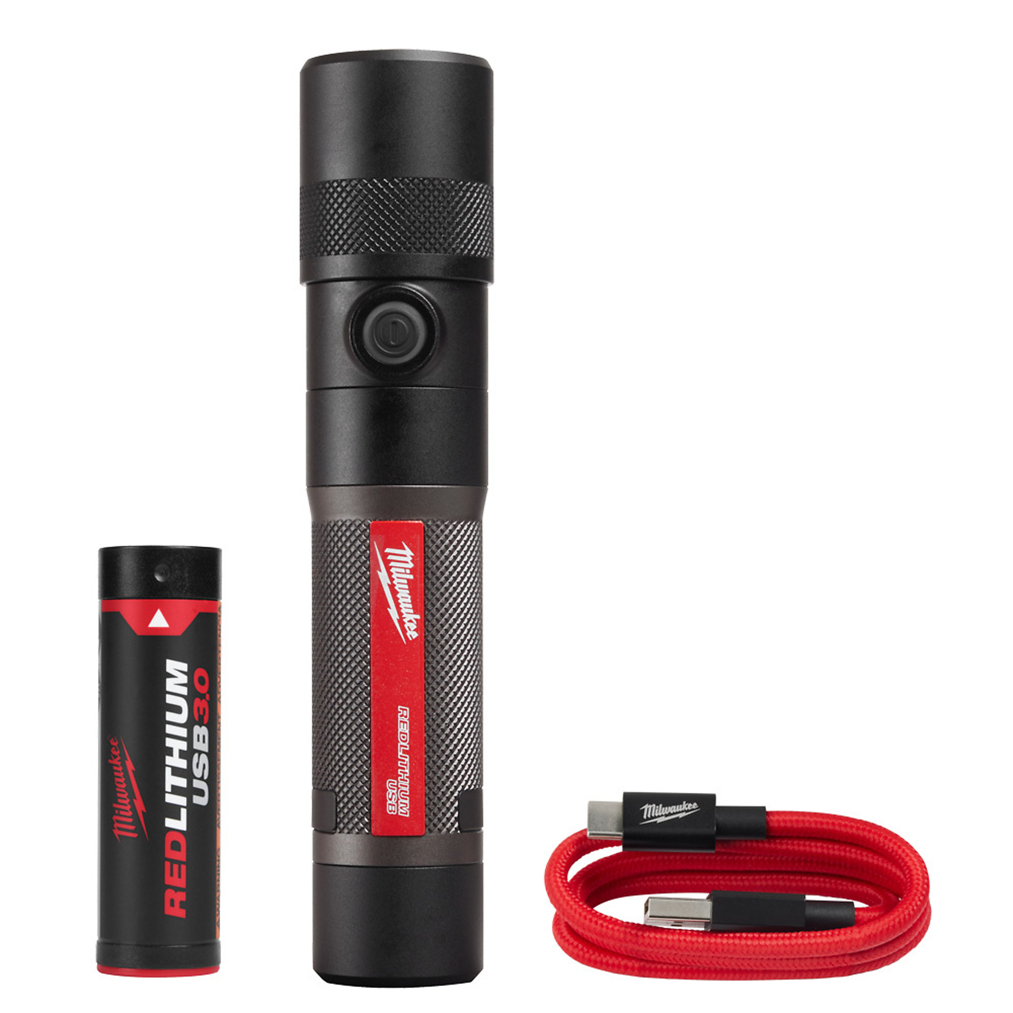 Milwaukee USB Rechargeable Twist-Focus Flashlight, 1100 Lumens, Model# 2161-21